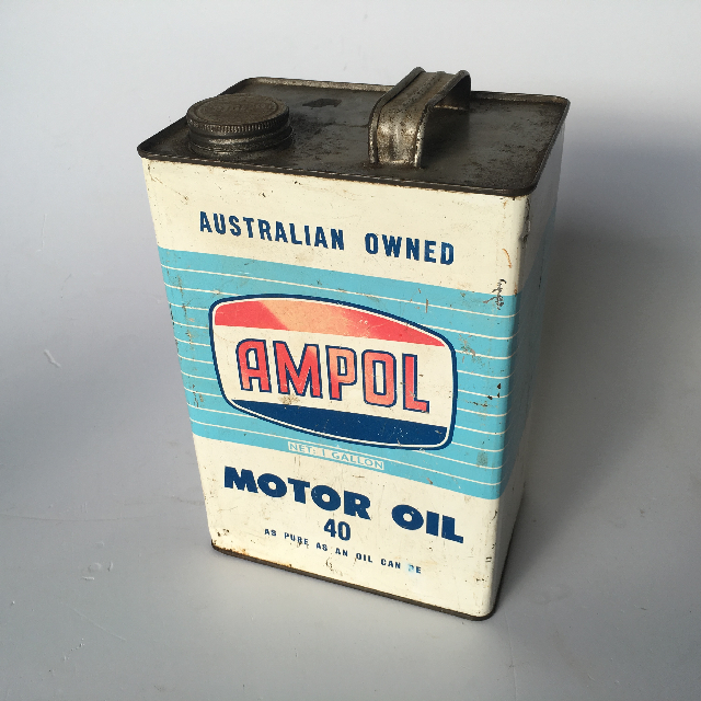 CAN, Oil Can - Ampol Motor Oil